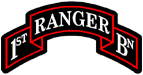 1st Ranger Batallion scroll